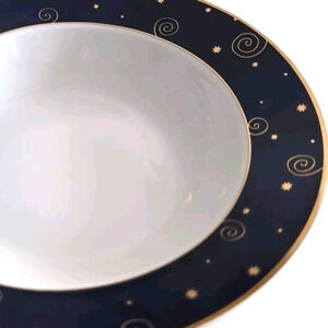 VTG 2000 Sakura Star‎ Light 2 Christmas Salad/Soup Bowls Celestial Y2K Hallmark